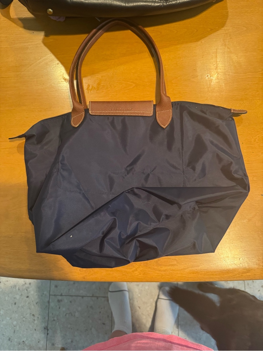 NWOT Navy Longchamp Le Pliage - Picture 2 of 3